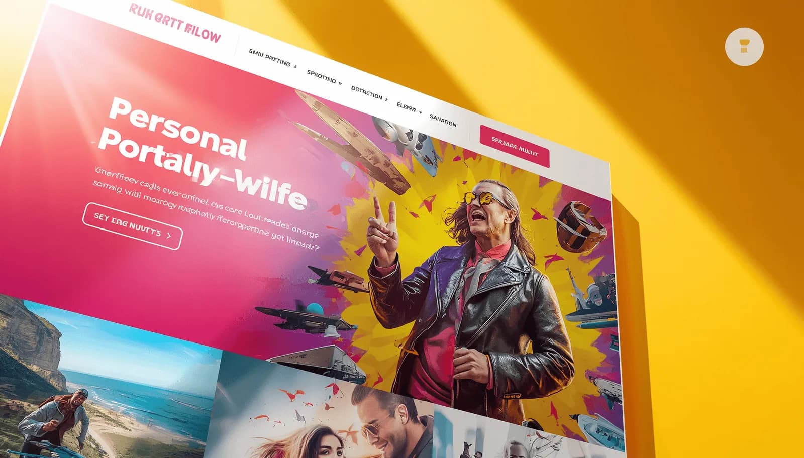 Portfolio Website example 1