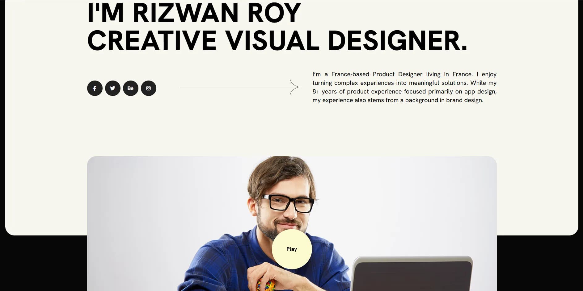 Rizwan Personal Portfolio Website screenshot 2