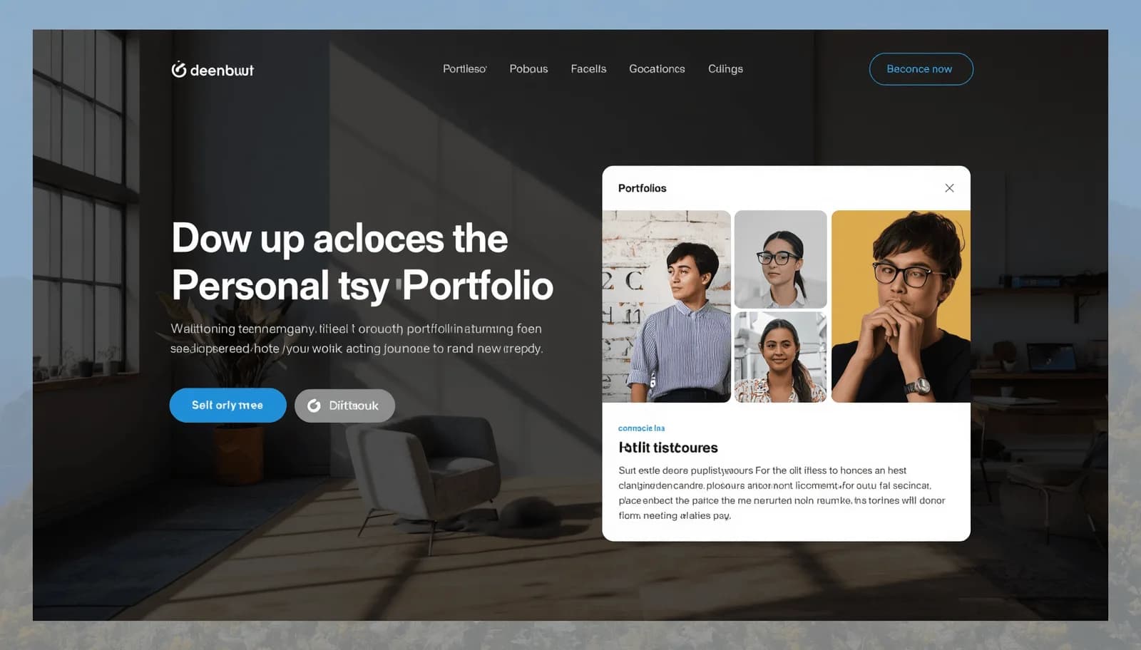 Portfolio Website example 2