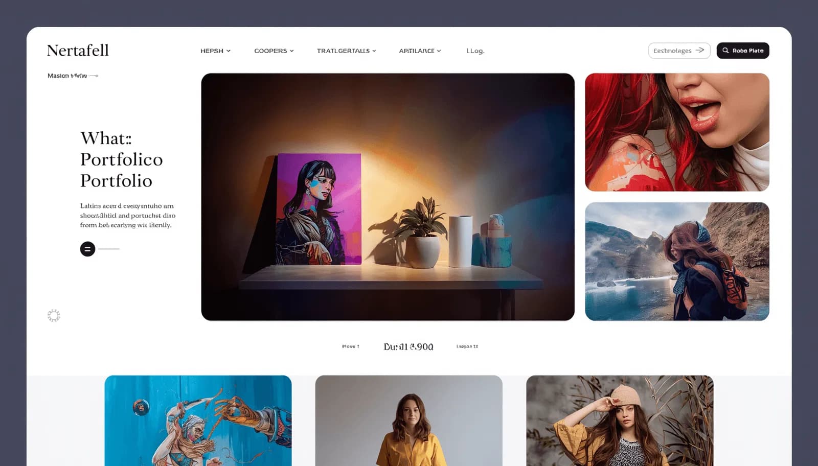 Portfolio Website example 3